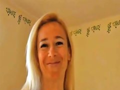 NuVid Beautiful Blonde Mature Loves Anal Sex